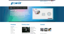 Desktop Screenshot of gowinled.com