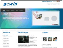 Tablet Screenshot of gowinled.com